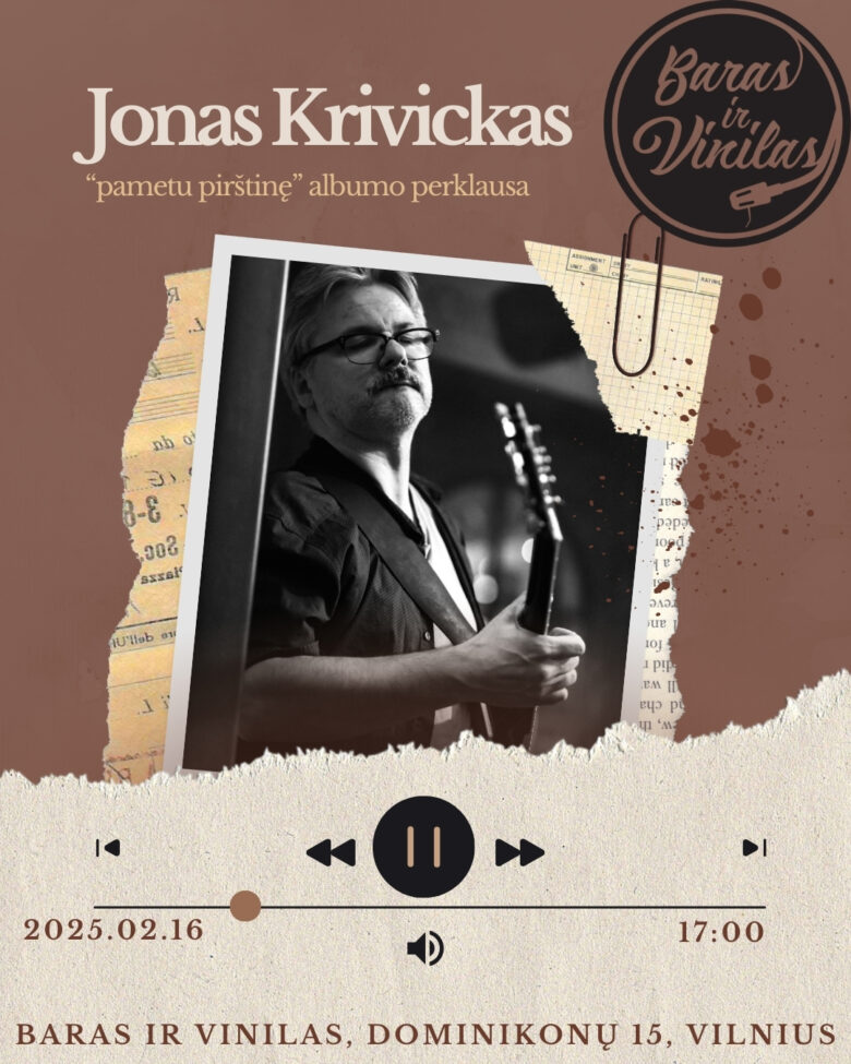 Event: Jonas Krivickas 'pametu pirštinę'